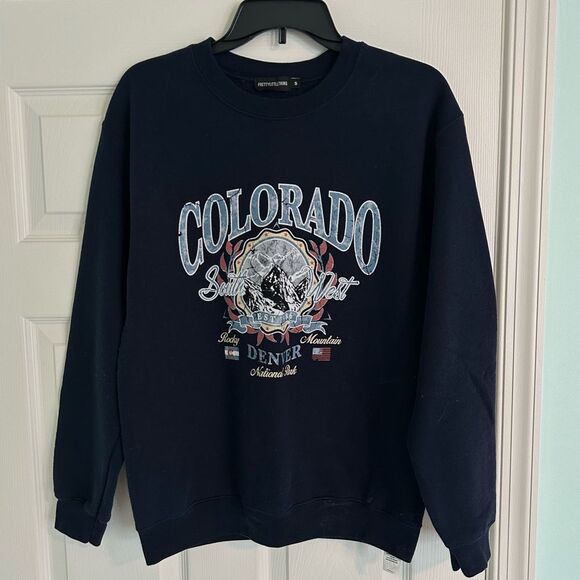 PRETTY LITTLE THING “COLORADO” SWEATSHIRT - Picture 1 of 3